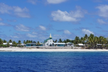 Tuvalu nation is threatened by climate change and global warming